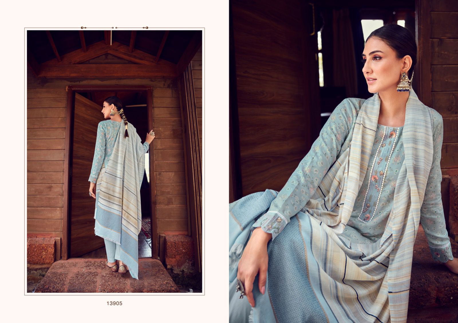 Gull Jee Miza Cotton Satin Wholesale Printed Pakistani Salwar Suits